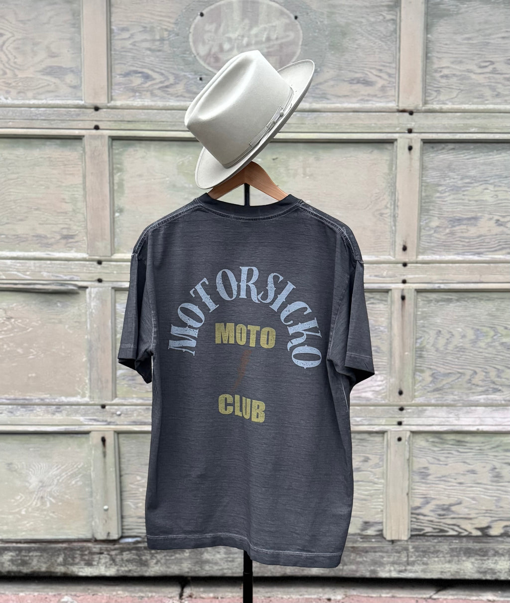 Moto Club Tee - Vintage Black