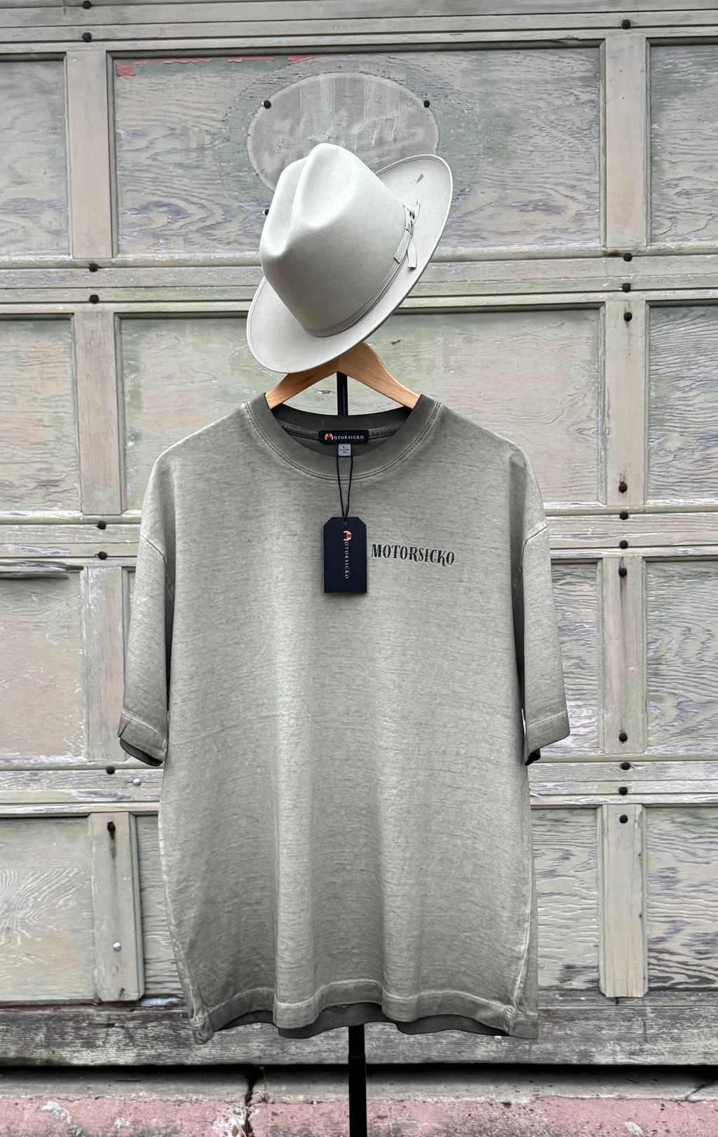 Moto Club Tee - Vintage Green