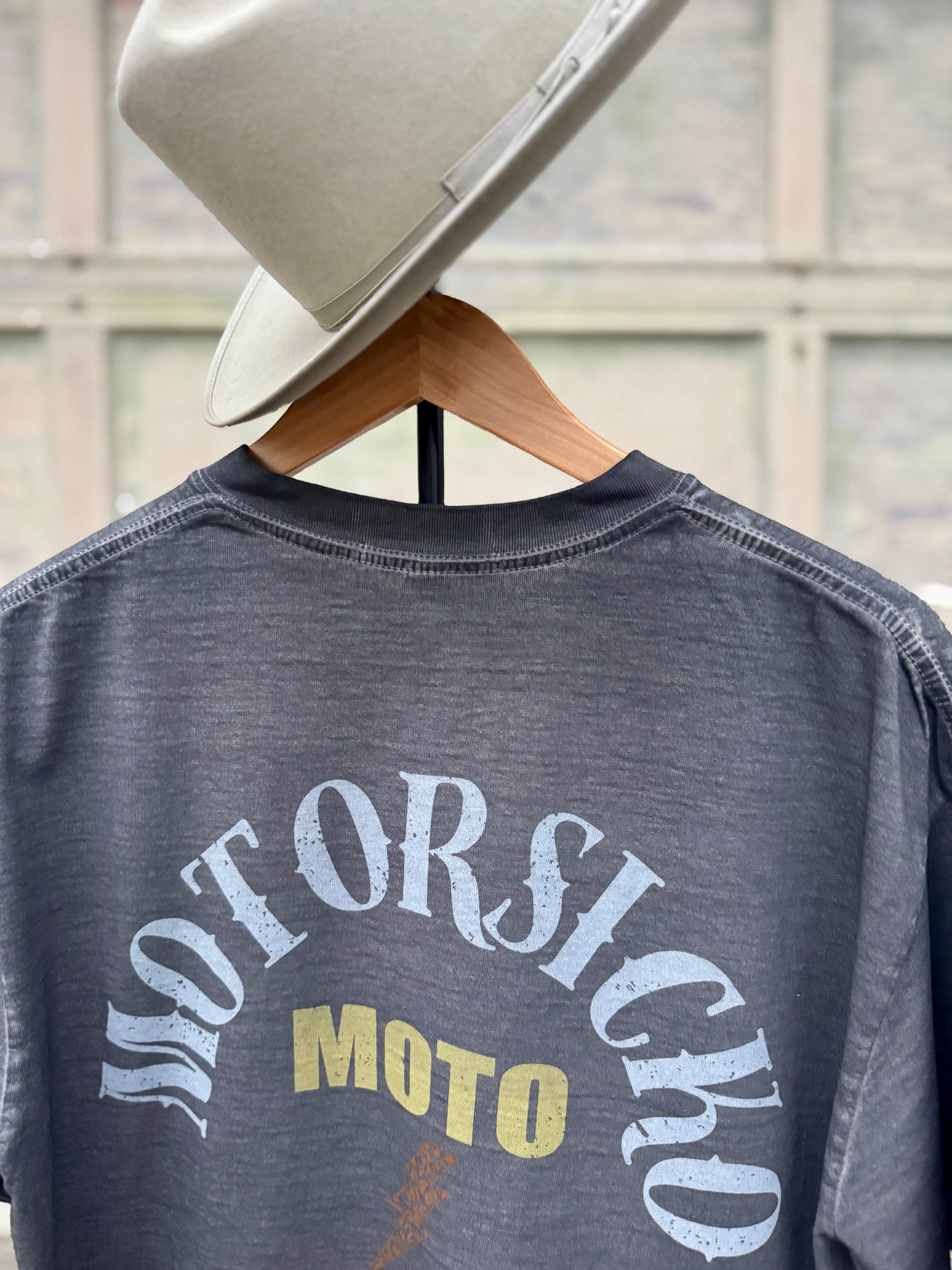 Moto Club Tee - Vintage Black