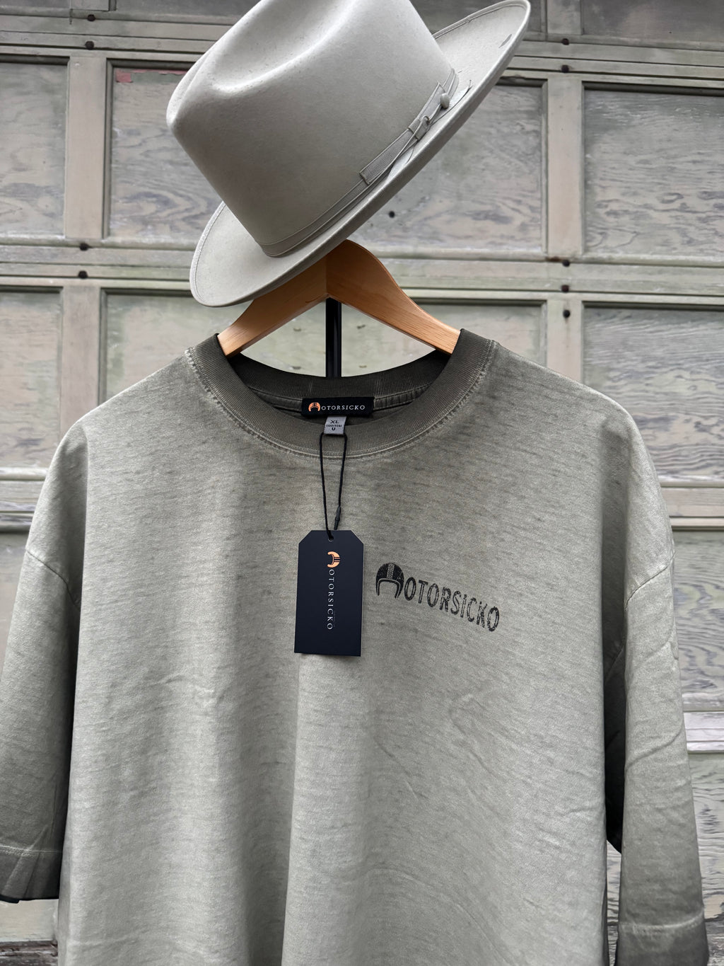 Cafe Moto Tee - Vintage Green