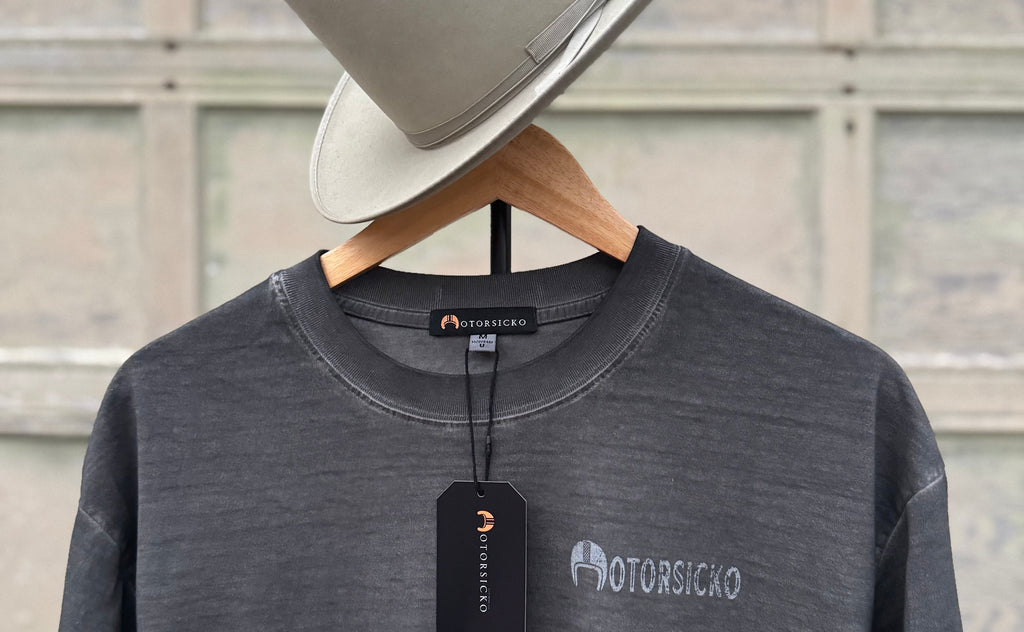 Cafe Moto Tee - Vintage Black