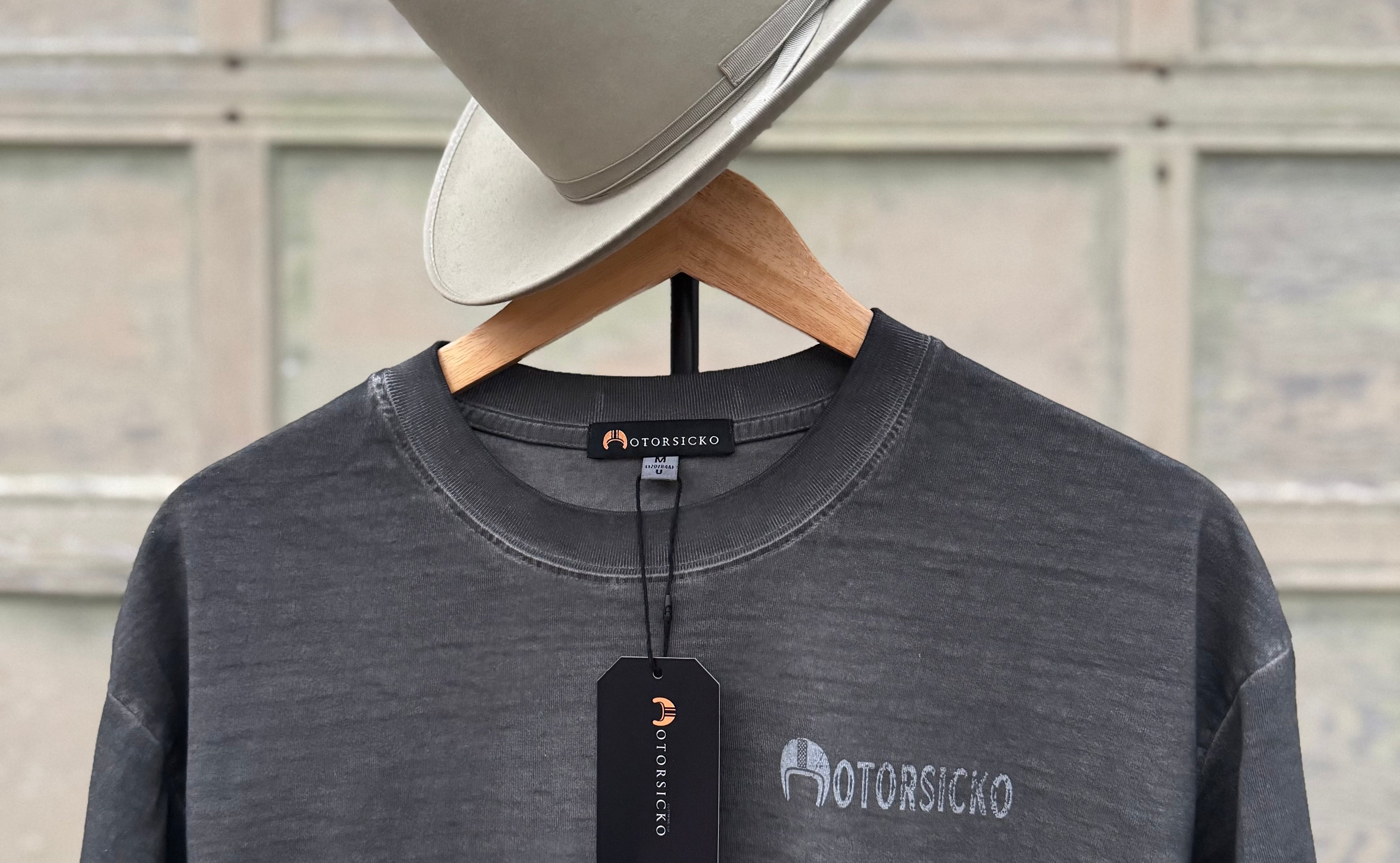 Cafe Moto Tee - Vintage Black