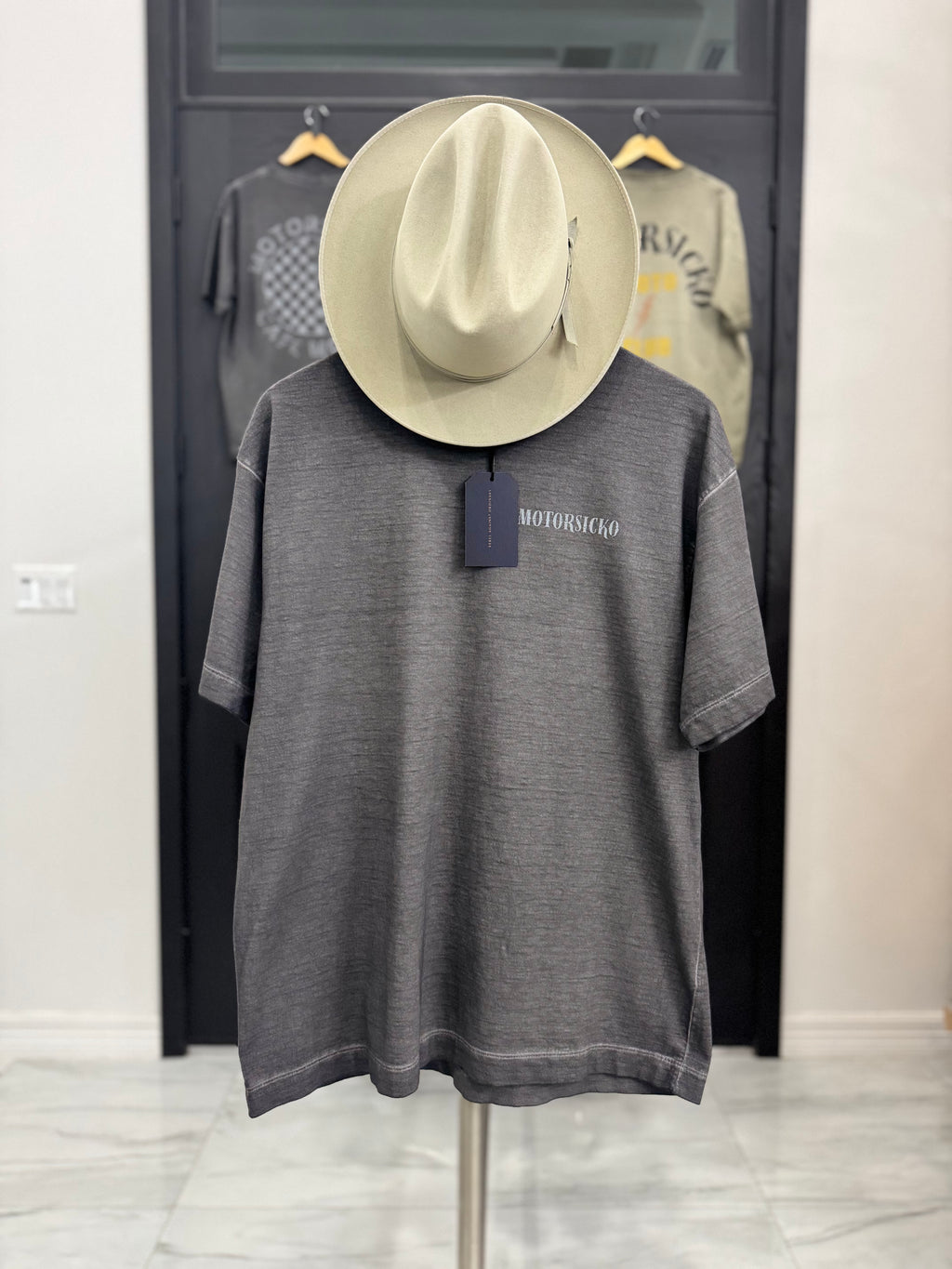 Moto Club Tee - Vintage Black