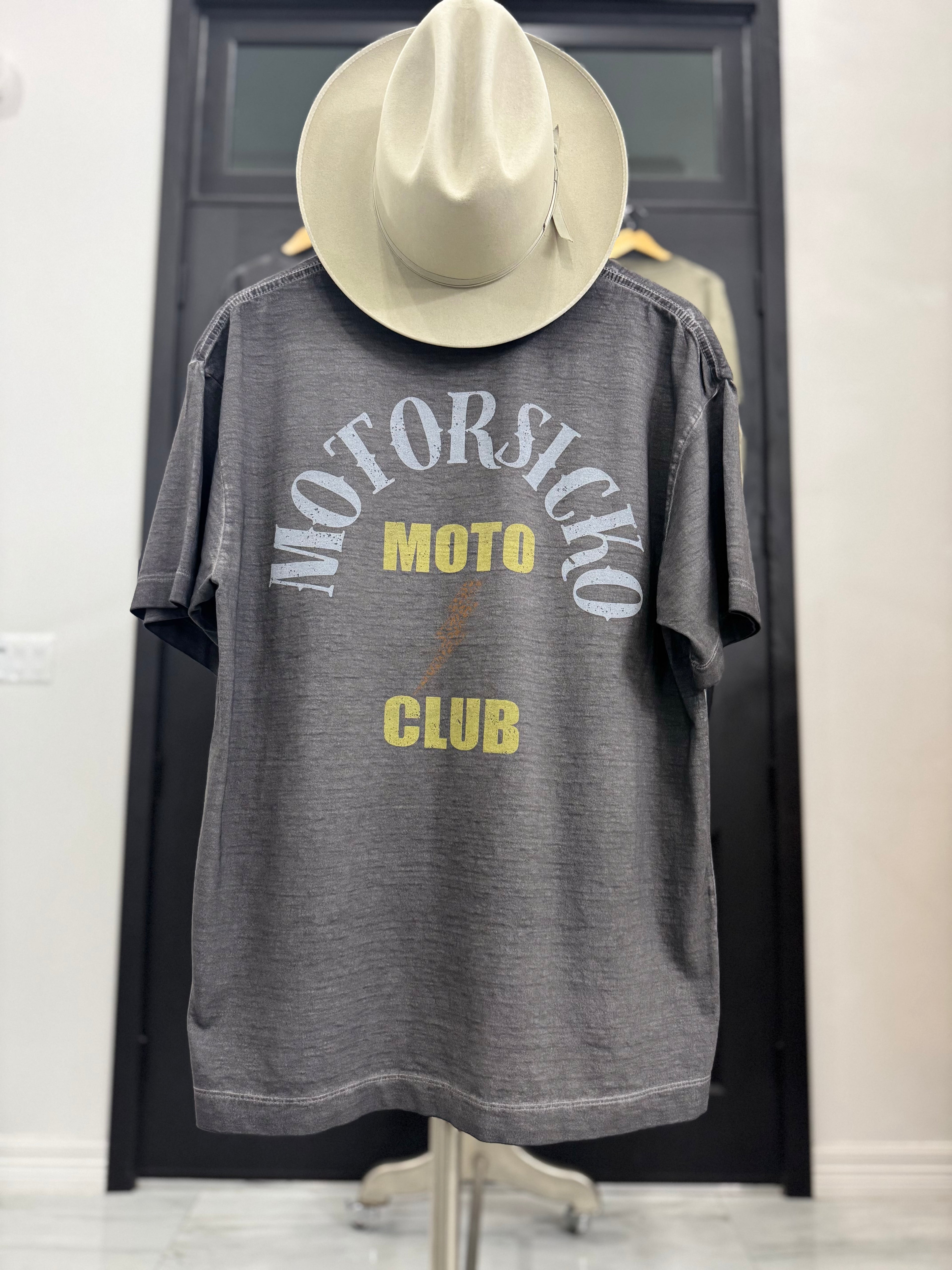 Moto Club Tee - Vintage Black