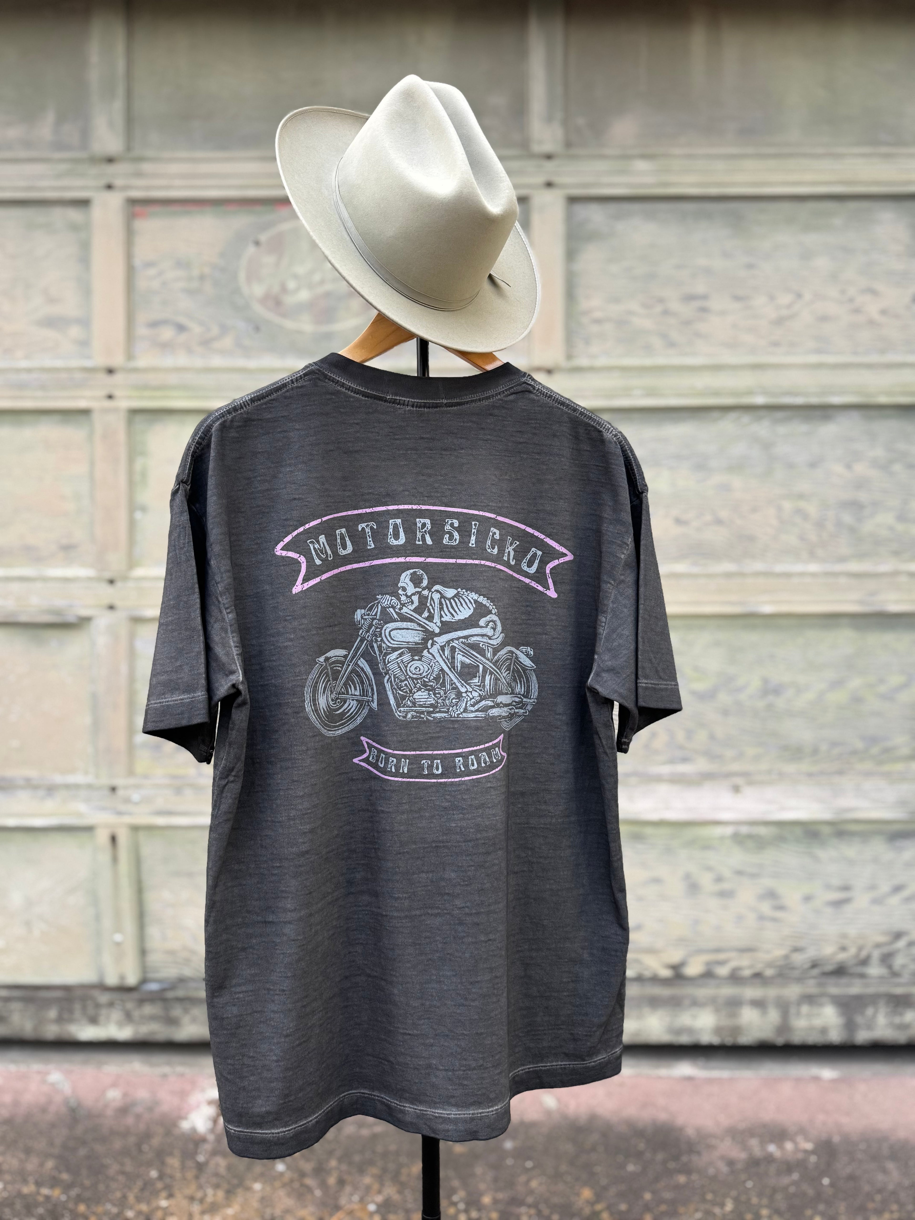 Born To Roam Tee - Vintage Black